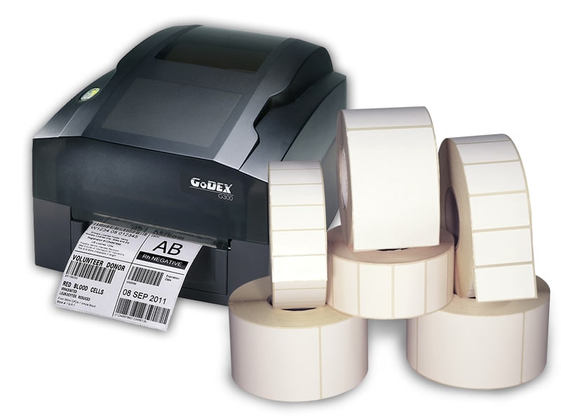 Etiquetas de transferencia térmica. Impresoras